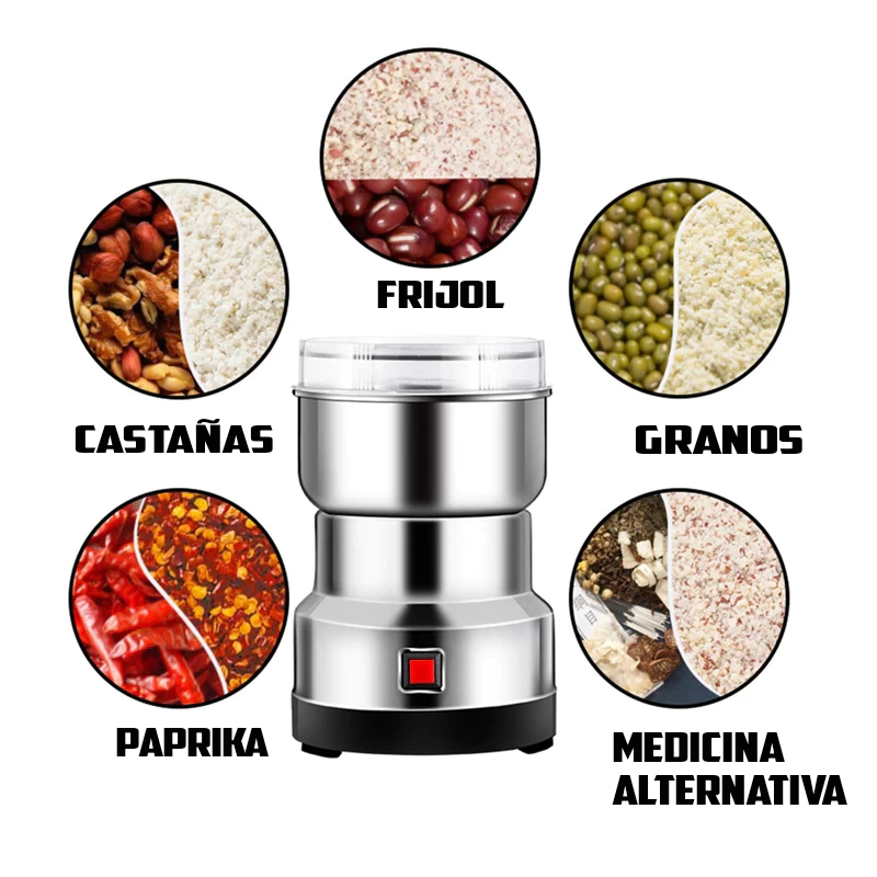 Molinillo Eléctrico para semillas, cereales, frutos secos, menestras, –  Emma Store Perú