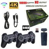 Consola de videojuego 4K Ultra para PS1/SEGA/SNES/MAME, TV Retro, Compatible con HDMI, 64GB, 10000 juegos