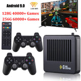 Consola de juegos G11 Pro 3D para PS1, GamePad inalámbrico de 64G, 30000 juegos Retro, 4K, HD, Wifi, TV Box para Android 9,0