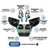 Audifonos TWS Sport Gamer K12 Bluetooth 5.1, cancelación de ruido, bajo delay